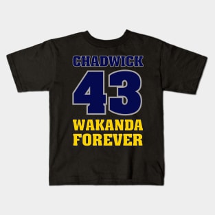 Best Player Chadwick 43 Wakanda Forever Kids T-Shirt